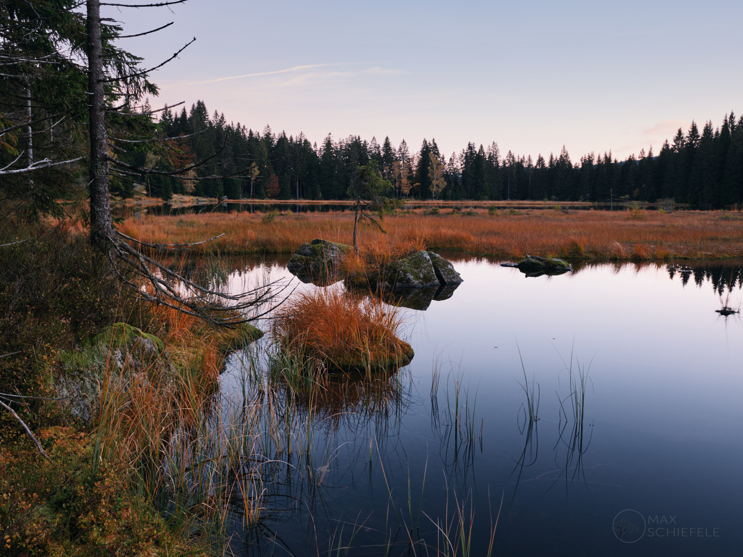Kleiner Arbersee vor Sonnenaufgang